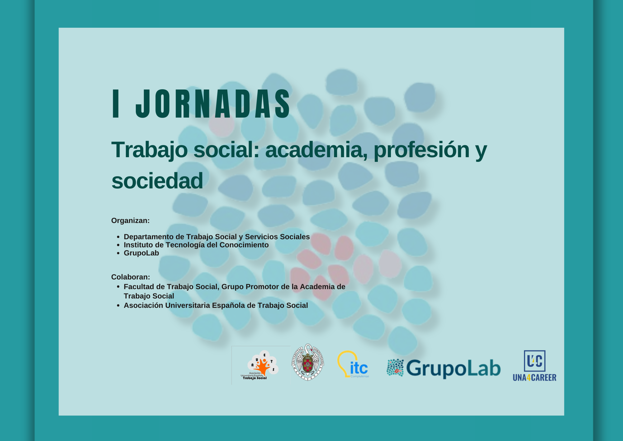 Grabación de las I JORNADAS "TRABAJO SOCIAL: ACADEMIA, PROFESIÓN Y SOCIEDAD"